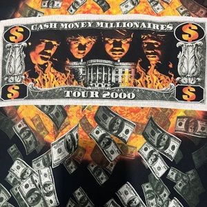 Cash money tour 2000 vintage tshirt